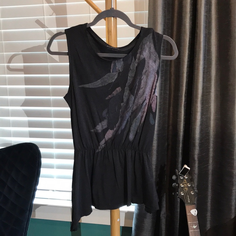 All Saints Flight Waisty Tank